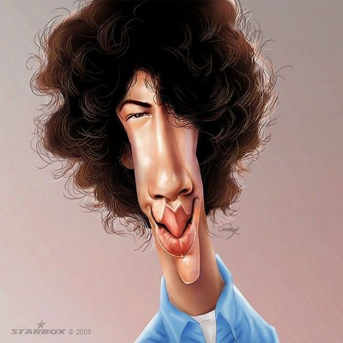Caricaturas de famosos - Jonas Brothers