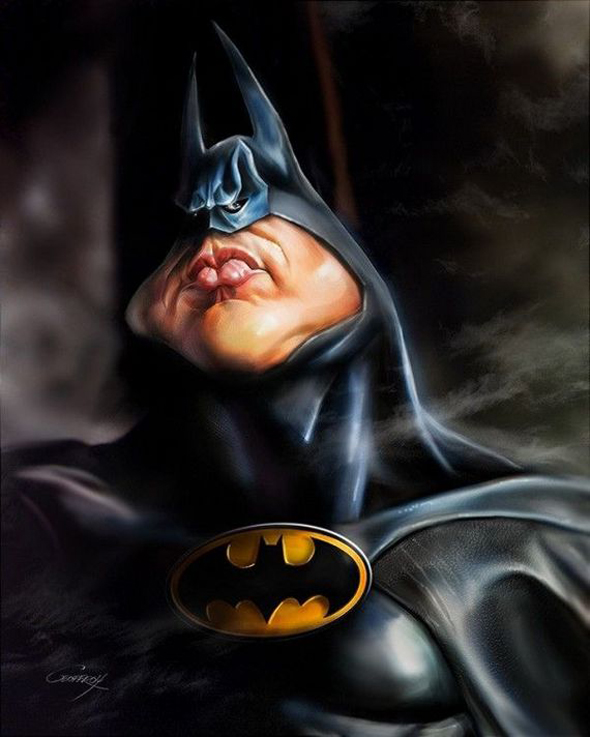 Caricaturas de famosos - Batman